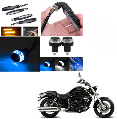 RawatZ Side LED Indicator Light for Hyosung Aquila Pro 650(Yellow, Blue)
