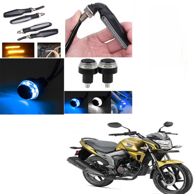 BR TrendZ Side LED Indicator Light for Honda CB Trigger(Yellow, Blue)