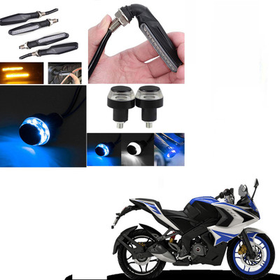 BR TrendZ Side LED Indicator Light for Bajaj Pulsar 200 AS(Yellow, Blue)