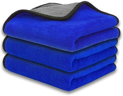 CARE AUTO PARTS Microfiber Vehicle Washing  Cloth(Pack Of 3, 600 GSM)