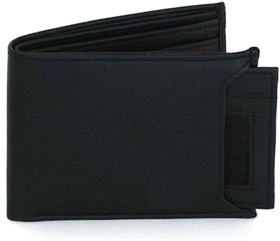 AMOR BENISON Men Black Artificial Leather Card Holder(5 Card Slots)