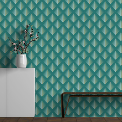 We Kreate Vinyl Abstract Multicolor Wallpaper(L x W: 250 cm x 45 cm)