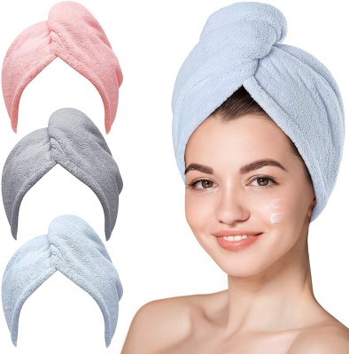 BBD Kitchen Shop Microfiber 400 GSM Hair Towel(Pack of 3)