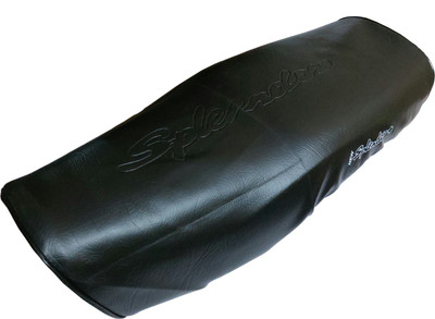 Zealsy Waterproof Durable Leather Bike Seat Cover For Splendor BS6 Single Bike Seat Cover For Hero Splendor, Splendor Plus