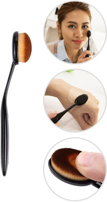 LILLYAMOR Make-up brush oval for application and blending - Foundation brush(Pack of 1)