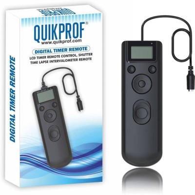 quikprof Canon C3 Intervalometer For1D,1DS,1DX, D30,10D,20DA, 30D, 40D, 50D, 5D  Camera Remote Control(Black)