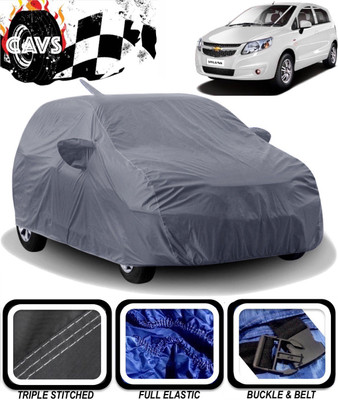 CAVS Car Cover For Chevrolet Sail UVA (With Mirror Pockets)(Grey)