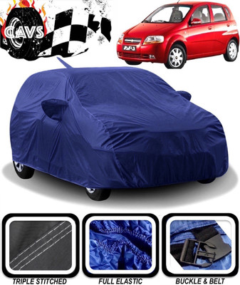CAVS Car Cover For Chevrolet UVA (With Mirror Pockets)(Blue)