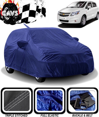 CAVS Car Cover For Chevrolet Sail UVA (With Mirror Pockets)(Blue)