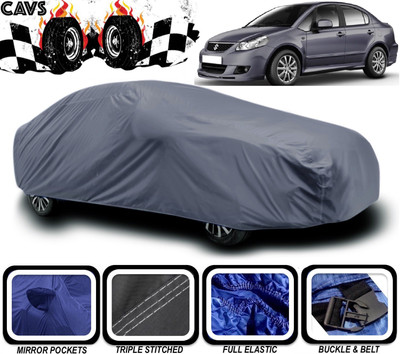 CAVS Car Cover For Maruti Suzuki SX4 (With Mirror Pockets)(Grey)