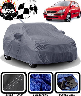 CAVS Car Cover For Hyundai Getz (With Mirror Pockets)(Grey)