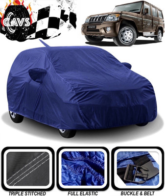 CAVS Car Cover For Mahindra Bolero (With Mirror Pockets)(Blue)
