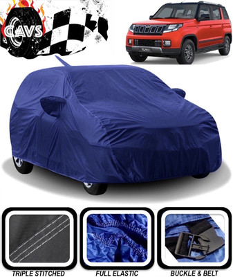 CAVS Car Cover For Mahindra TUV300 (With Mirror Pockets)(Blue)