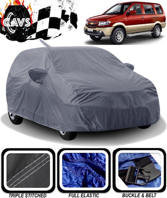CAVS Car Cover For Chevrolet Tavera (With Mirror Pockets)(Grey)