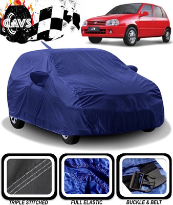 CAVS Car Cover For Maruti Suzuki Zen (With Mirror Pockets)(Blue)