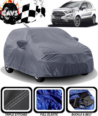 CAVS Car Cover For Ford Ecosport (With Mirror Pockets)(Grey)
