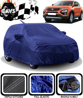 CAVS Car Cover For Tata Harrier (With Mirror Pockets)(Blue)