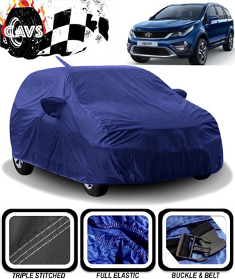 CAVS Car Cover For Tata Hexa (With Mirror Pockets)(Blue)