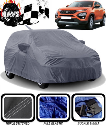 CAVS Car Cover For Tata Harrier (With Mirror Pockets)(Grey)