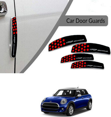 Etradezone Plastic Car Door Guard(Black, Red, Pack of 4, Mini, NA)