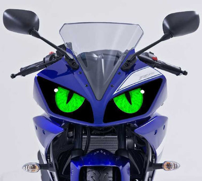 S.R Grafix Sticker & Decal for Bike(Green)