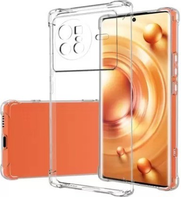 VDAT Back Cover for Vivo X80(Transparent, Shock Proof, Silicon, Pack of: 1)