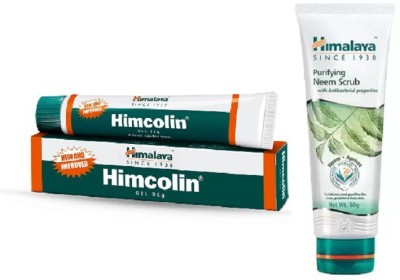 HIMALAYA Himcolin Gel with Purifying Neem Scrub 50 ml(2 Items in the set)