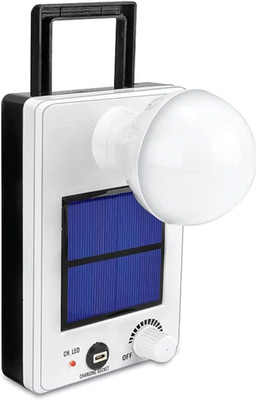 GLOWISH 12 W POWERFUL DUAL CHARGING SOLAR+ELECTRIC LONG LASTING LED BULB 8 hrs Flood Lamp Emergency Light(White) GLOWISH 12 W POWERFUL DUAL CHARGING SOLAR+ELECTRIC LONG LASTING LED BULB 8 hrs Flood Lamp Emergency Light(White)