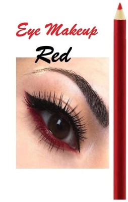 tanvi27 Red pencil bold eyes matte finish pencil kajal +eye liner(RED, 2 g)