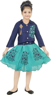 Oxipital Club Girls Party(Festive) Top Skirt(Cyan)