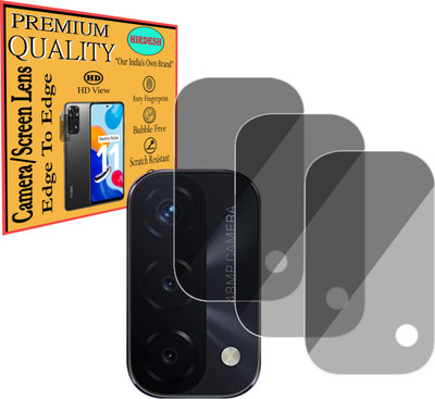 HIRDESH Back Camera Lens Glass Protector for OPPO A74 5G(Pack of: 3)