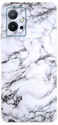 BugguSkin Vivo T1 5G, vivo t1 5g Mobile Skin(Ultra Super Milky White Marble Skin With High Matte Finish.)