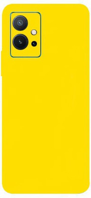 BUGGU VIVO T1 5G Mobile Skin(Yellow Matte Skin With High Matte Finish.)