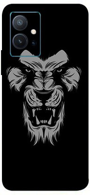 BugguSkin Vivo T1 5G, vivo t1 5g Mobile Skin(Ultra Super Black Lion Skin With High Matte Finish.)