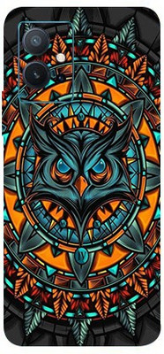 TJ CREATION Vivo T1 5g Mobile Skin(Ultra Super Mighty Owl Skin With High Matte Finish.)