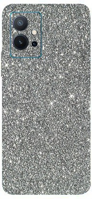 BugguSkin Vivo T1 5G, vivo t1 5g Mobile Skin(Ultra Super Grey Glitter Skin With High Matte Finish.)
