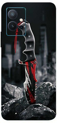 BUGGU VIVO T1 5G Mobile Skin(Killer Knife Skin With High Matte Finish.)