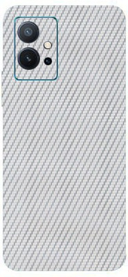 AsSkin Vivo T1 5G Mobile Skin(Ultra Super Silver Carbon Fiber Skin With High Gloss Finish).)