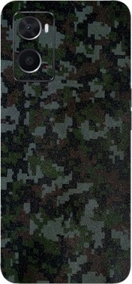 AsSkin Oppo A76 Mobile Skin(Ultra Super Militery Digital Camouflage With High Gloss Finish).)