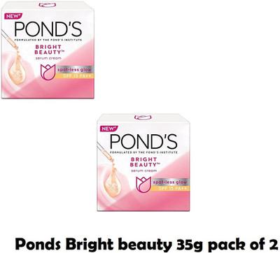 POND's Bright Beauty Serum Cream Spot less Glow SPF 15 PA++(70 g)