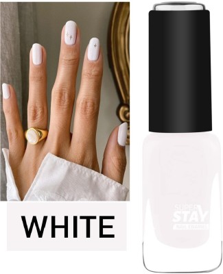 THTC New Smooth & Perfect Finish Quick-dry Formulated Matte White nail Paint WHITE