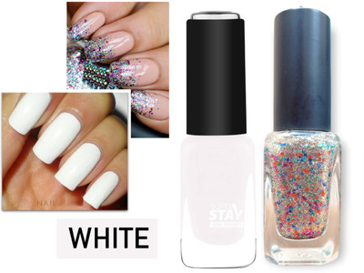 THTC Smooth & Perfect Finish Quick-dry Formulated Matte Nail Paint set MULTI COLOR(Pack of 2)