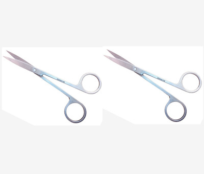 Fateh Medical Scissor (Pack of 2) Scissors(Set of 2, Silver)