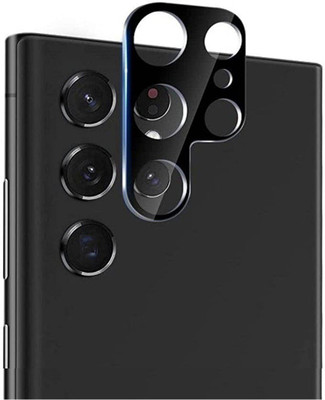 Mobilve Back Camera Lens Glass Protector for Samsung Galaxy S22 Ultra Scratch Resistant Edge to Edge Curved(Pack of: 1)