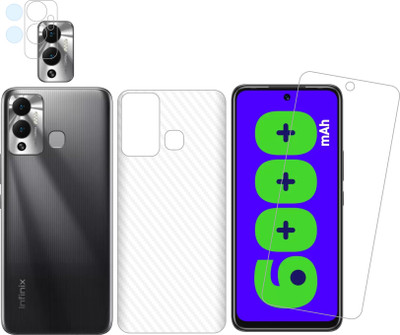 Vatsin Front and Back Screen Guard for Infinix Hot 12 Play(Pack of 3)
