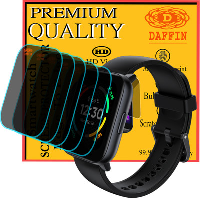 daffin Screen Guard for Realme TechLife Watch S100(Pack of 5)