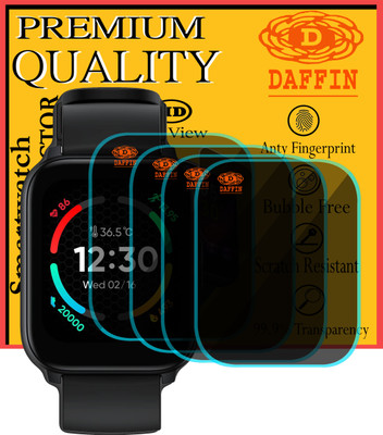 daffin Screen Guard for Realme TechLife Watch S100(Pack of 4)