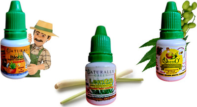 Naturally Green Ng BioBloom+LemGO+NeemO Dropper Fertilizer(30 ml, Granules)