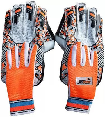 My Sports IBEX Spider Wicket Keeping Gloves Combo With Inner Wicket Keeping Gloves Orange Wicket Keeping Gloves(Orange)