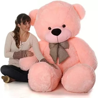 Hug 'n' Feel Teddy bear 4 feet, Soft toy, Teddy bear 4 feet for girls, Teddy bear 4 feet  - 121 cm(Pink)